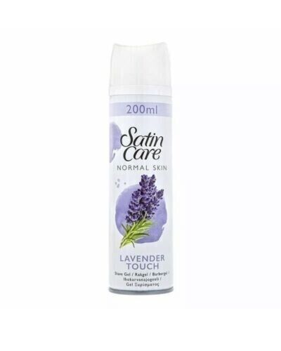 2X Gillette Satin Care Lavender Touch Shave Gel 200ml