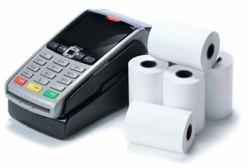 20 Rolls Thermal Paper Till Rolls Credit Card Machine Worldpay Ingenico 57x40mm