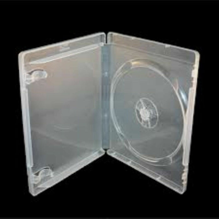 1 x Single Clear Blu ray Case 11mm Spine New Empty Replacement Disk Cover New