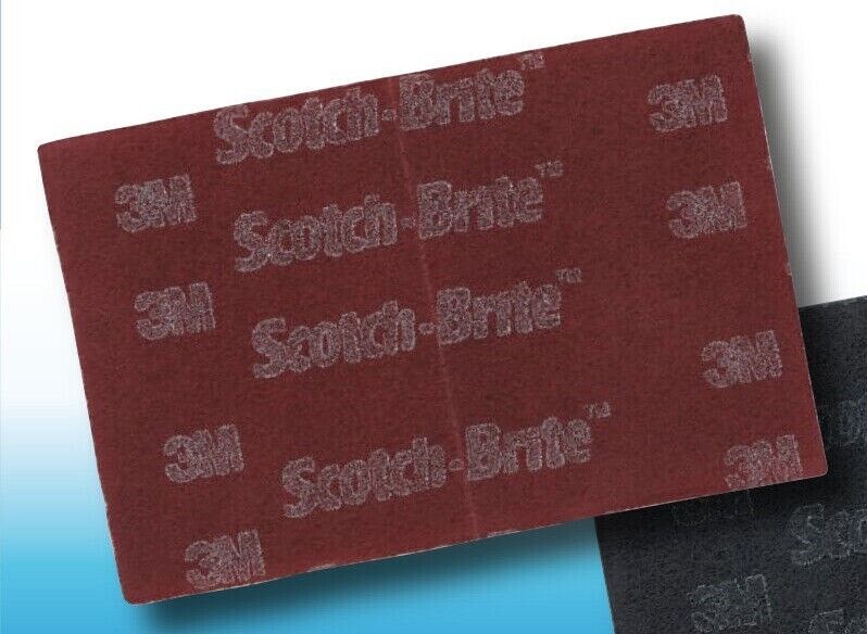 3M Scotch-Brite Abrasive Hand Pads 158 x 228mm, Dark grey coarse x1 New