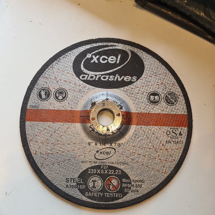 Xcel Cutting Disc 9 inches x5 discs per order (F27)