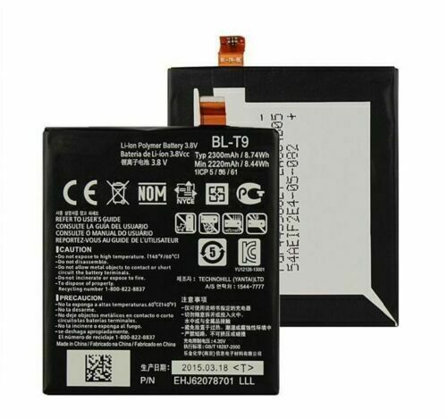 LG BL-T9 Replacement Battery 2300mAh 3.8v 8.74Wh For LG Nexus 5 D820 D821