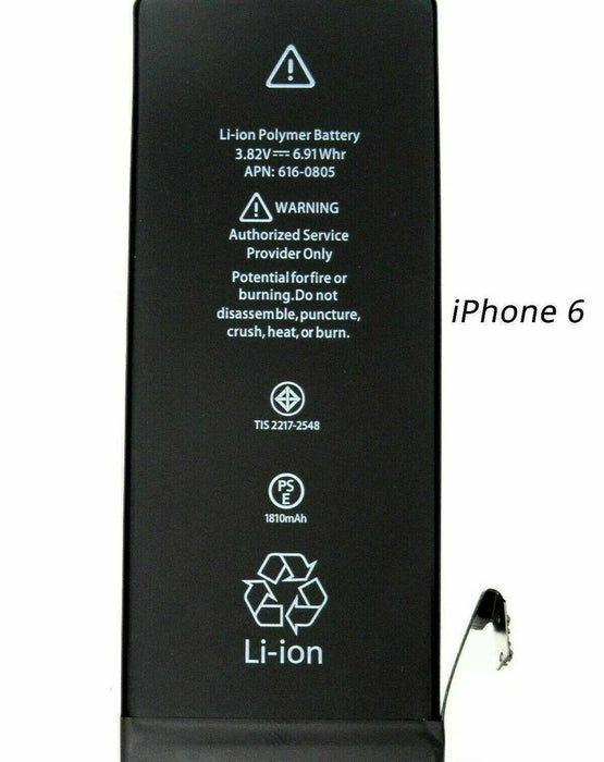 For Apple iPhone 6 6G New Replacement Battery 100% Capacity 1810mAh NI Supplier