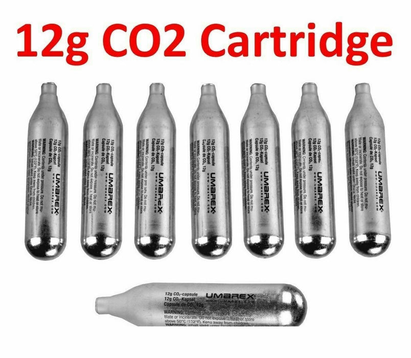 12g Capsules Airsoft CO2 12g Gas Powerlets Air Gun Pistol C02 Capsule