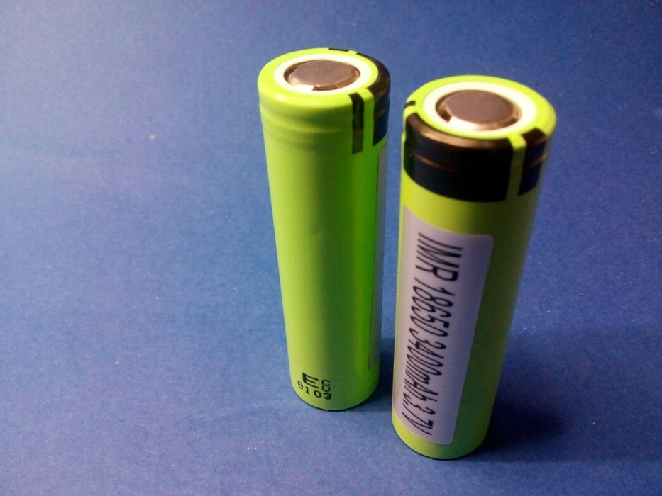 Genuine Panasonic Battery NCR18650B 3400mAh Li-ion 3.7V Rechargeable 2 OFF