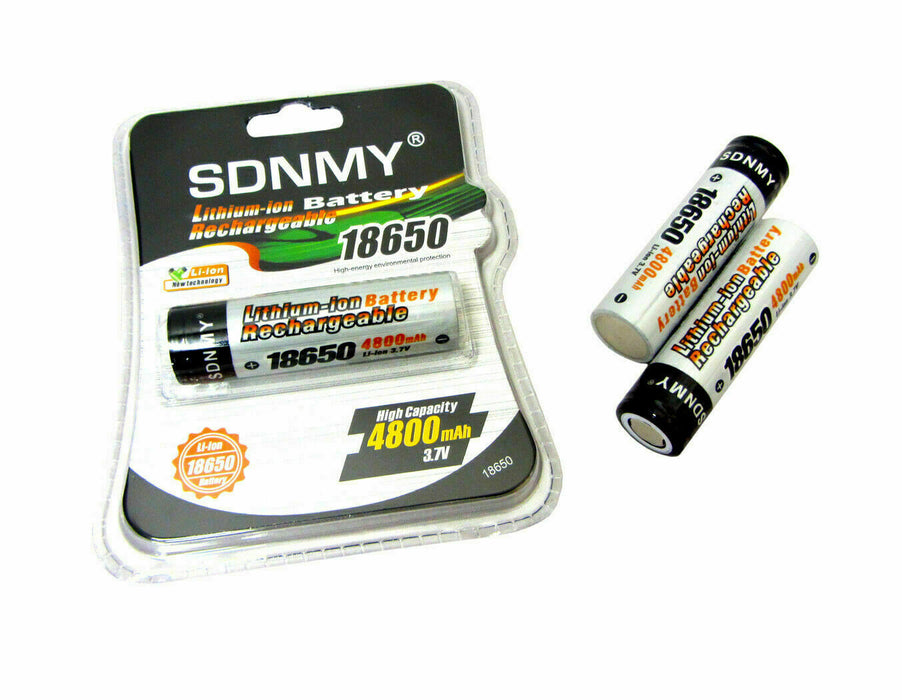 2 x SDNMY 4800 MAH  3.7V  LITHIUM-ION RECHARGEABLE BATTERY UK STOCK 1 8 6 5 0
