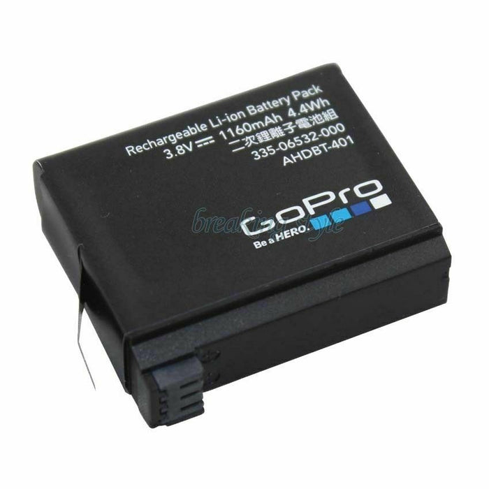 USED Genuine Original AHDBT-401 battery For Gopro Hero 4 HD Black Silver 1160mAh