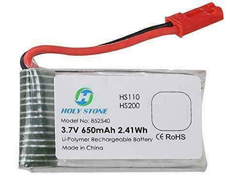3.7 V High Capacity 650mAh Battery with JST Plug For MJX X400W HS110 HS200 X800