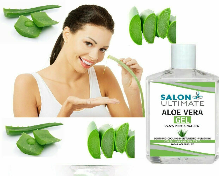Aloe Vera Organic Gel with 99.5% Pure & Natural 100 ML Salon