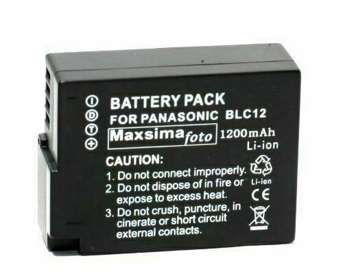 Replacement Battery Panasonic Lumix For Panasonic & Lumix Cameras DMW- BLC12