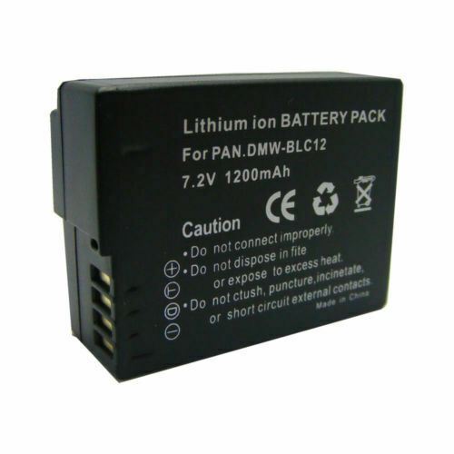 Replacement Battery Panasonic Lumix For Panasonic & Lumix Cameras DMW- BLC12