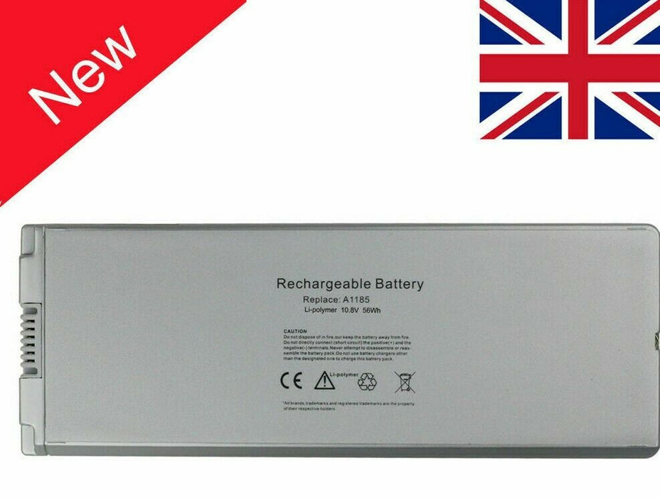 Replacement Laptop Battery for Apple MacBook 13"  A1185 A1181 MA566 MA561