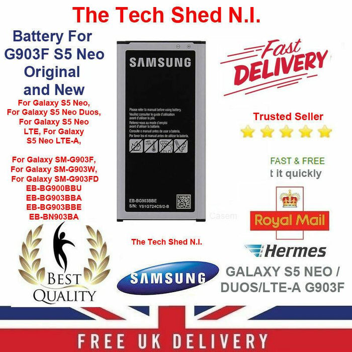 Original Samsung Battery EB-BG903BBE Galaxy S5 Neo SM G903F Battery