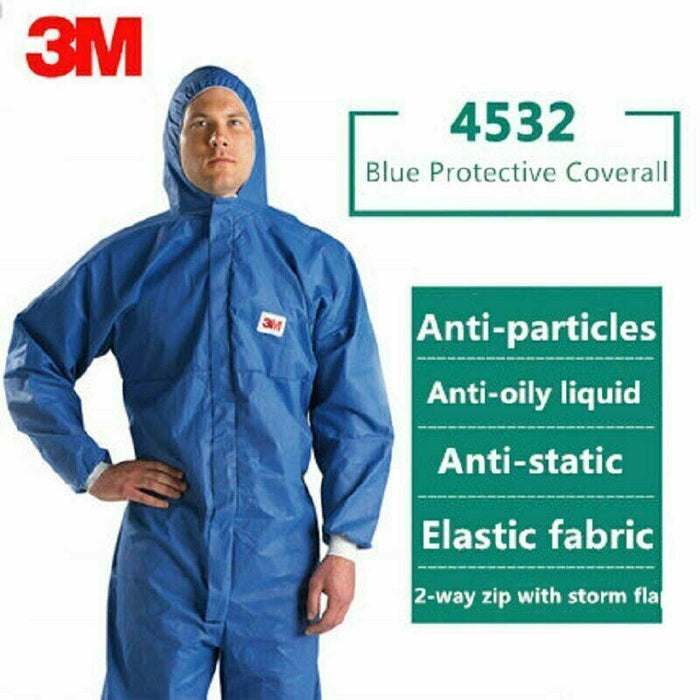 3M™ 4532+ AR PROTECTIVE COVERALLS TYPE 5/6 DISPOSABLE PROTECTIVE SUIT MEDIUM