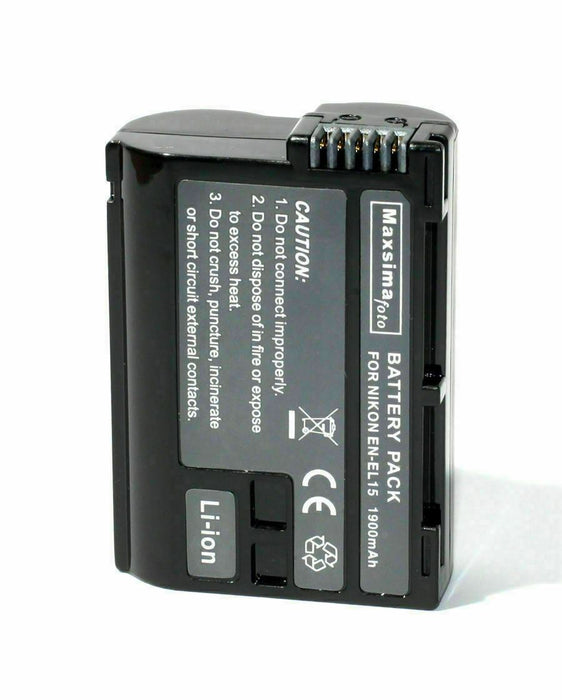 EN-EL15 Battery For Nikon D7100 D7200 D800 D800E D810 D750 D780 V1 D600 Z6 Z7 UK