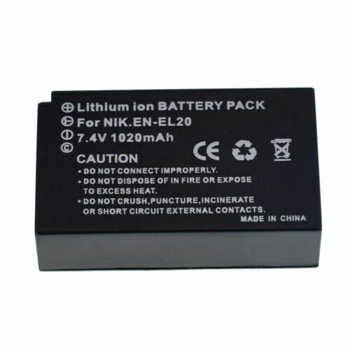 HighQuality Li-ion Battery for NIKON EN-EL20 EN-EL20A 7.4V 1020mAh