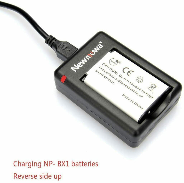Newmowa Rapid Dual Charger for Sony NP-BX1/M8,NP-BY1 and Sony DSC-RX100