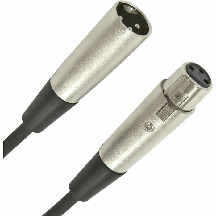 XLR Microphone Cable 1 Meter MALE TO FEMALE LEAD PLUG Mic Patch OFC COPPER 6mm