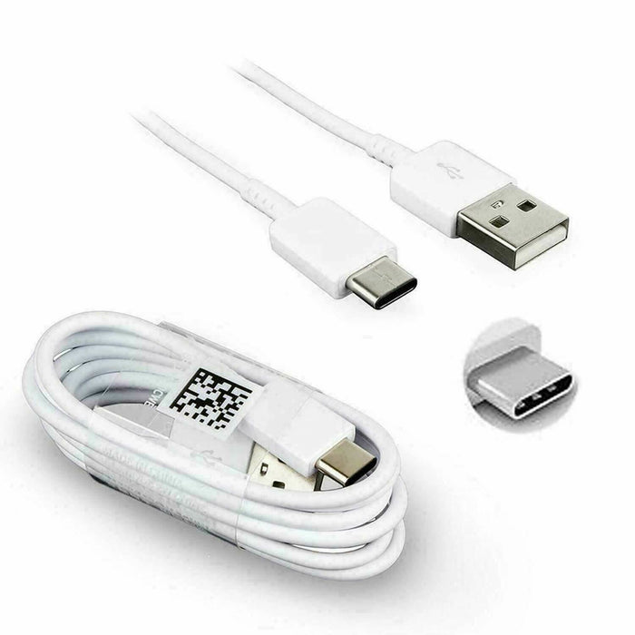 White USB C Charging Data Cable Power Charger Camera Lead 1 Metre