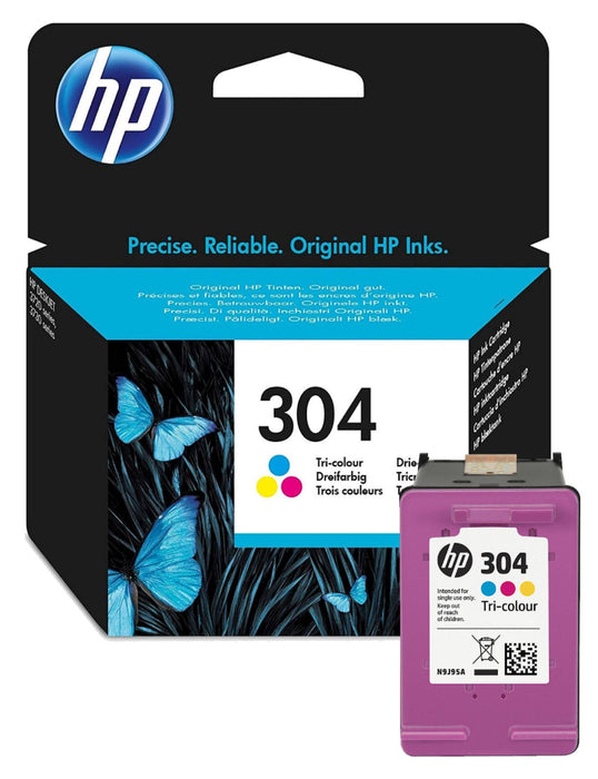 Original HP 304 Colour Ink Cartridge for Deskjet 2630 Printers