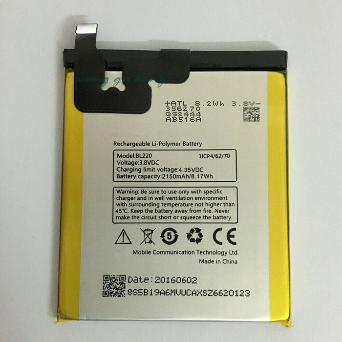 Battery for Lenovo S850 S850t BL220 2150mAh NEW