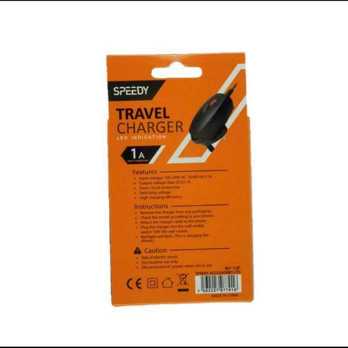 NDSL Travel Charger SPEEDY fast Charging 1A
