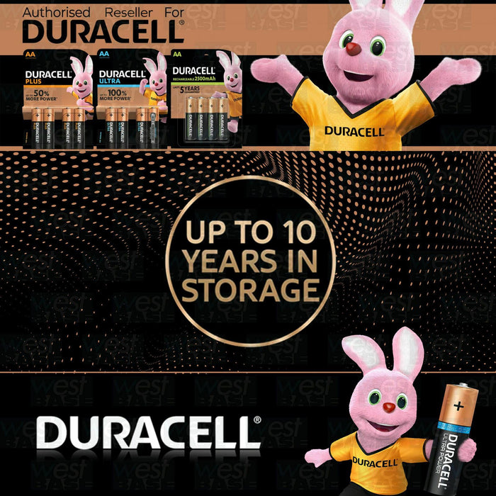 12x DURACELL AA Plus Power Alkaline Batteries DURALOCK LR6 MN1500 Longest Expiry