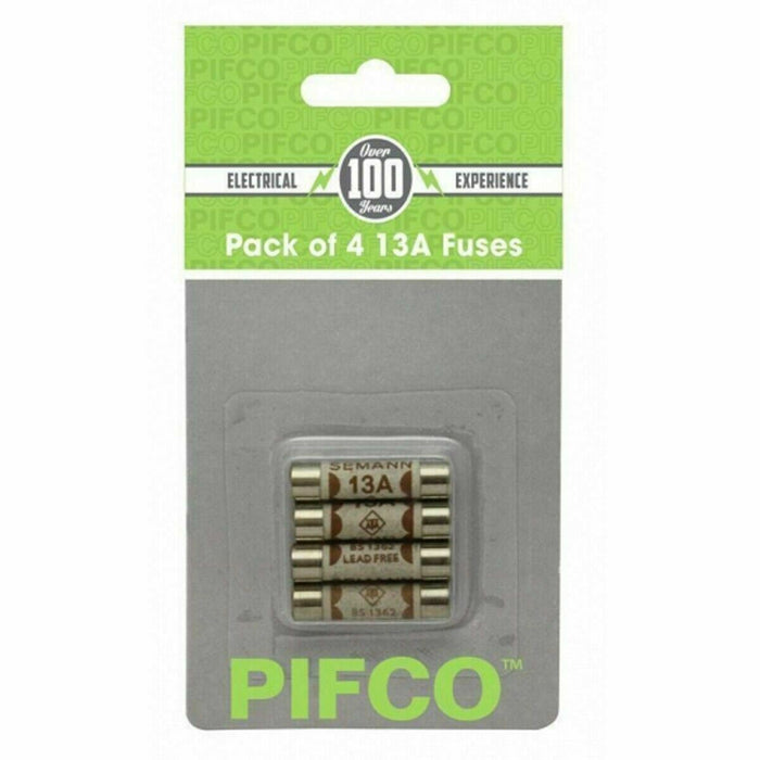 Pifco Ceramic AMP Domestic Household Plug Electrical Fuses 4Pack 13A Replacement