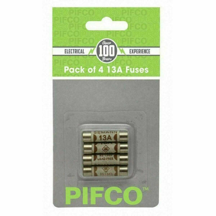 Pifco Ceramic AMP Domestic Household Plug Electrical Fuses 4Pack 13A Replacement