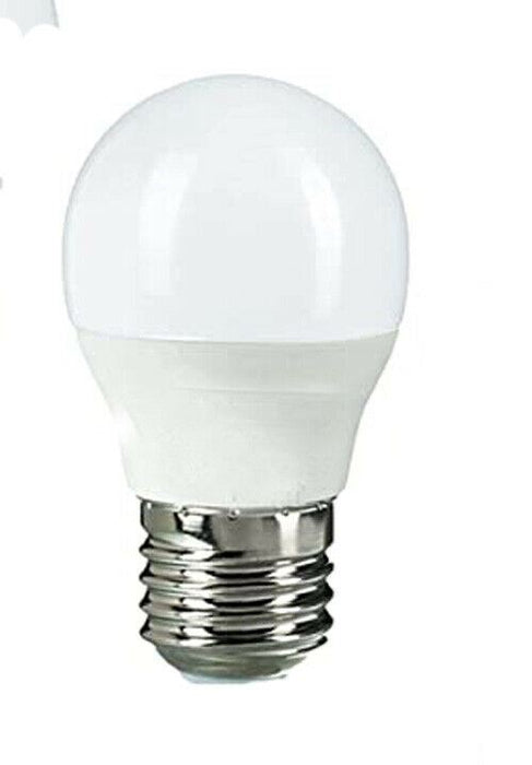 2 x Supacell LED Screw Bulb Opal/Pearl Cool Day White Non Dimmable G45 E27  5w