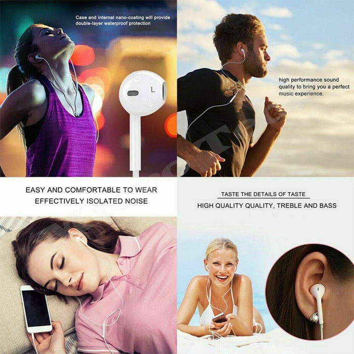 Earphones For iPhone 8 7 6 Plus X XR XS 11 12 13 Pro Max Headphones Wired Earbud