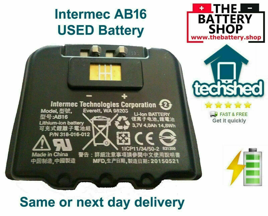 Genuine Intermec CN3 CN4 AB16 318-016-002 Battery Pack 3.7V