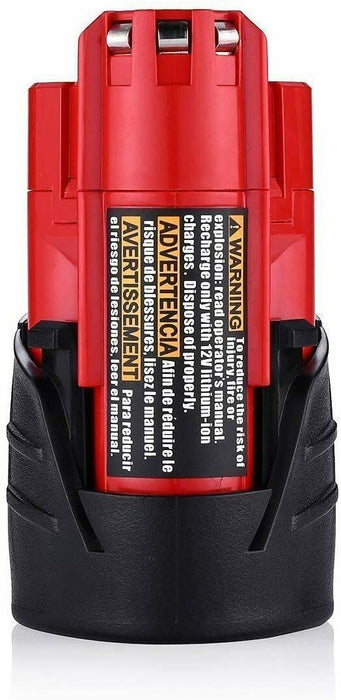 2.5Ah Battery for Milwaukee 12V Replacement Lithium Battery Pack Xc 48-11-2440