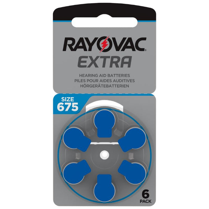 Rayovac Extra Size 675 Mf PR44 Hearing Aid Battery 1.45v 12 cells