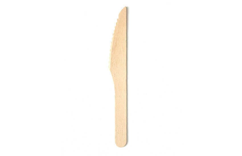 Wooden Forks Knives Spoons Cutlery Biodegradable Compostable - Packs Of 100