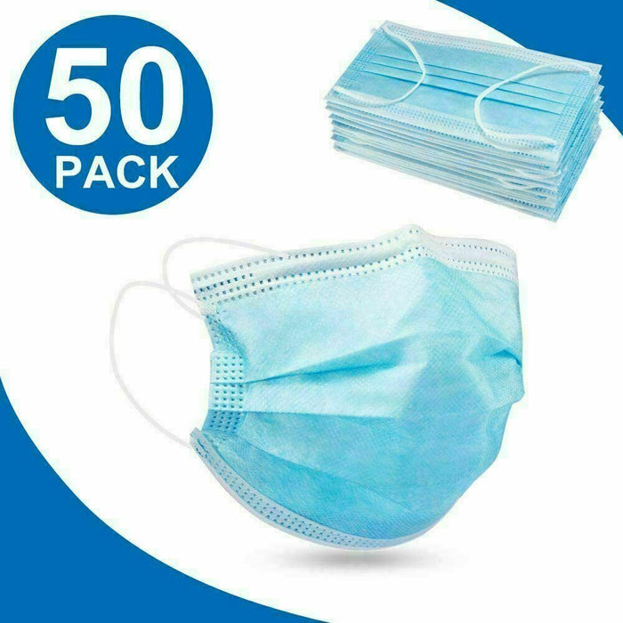 Disposable Face Mask 3 Ply Mouth Guard Cover Face Masks Protection