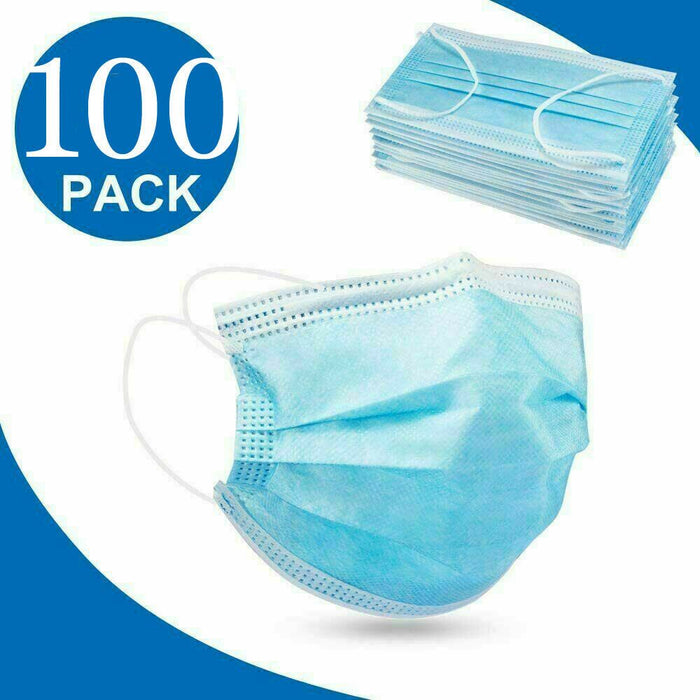 Disposable Face Mask 3 Ply Mouth Guard Cover Face Masks Protection