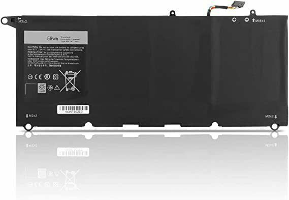 REPLACEMENT BATTERY 90V7W FOR DELL XPS 13 9343 9350 4-CELL 56WH 5K9CP JHXPY