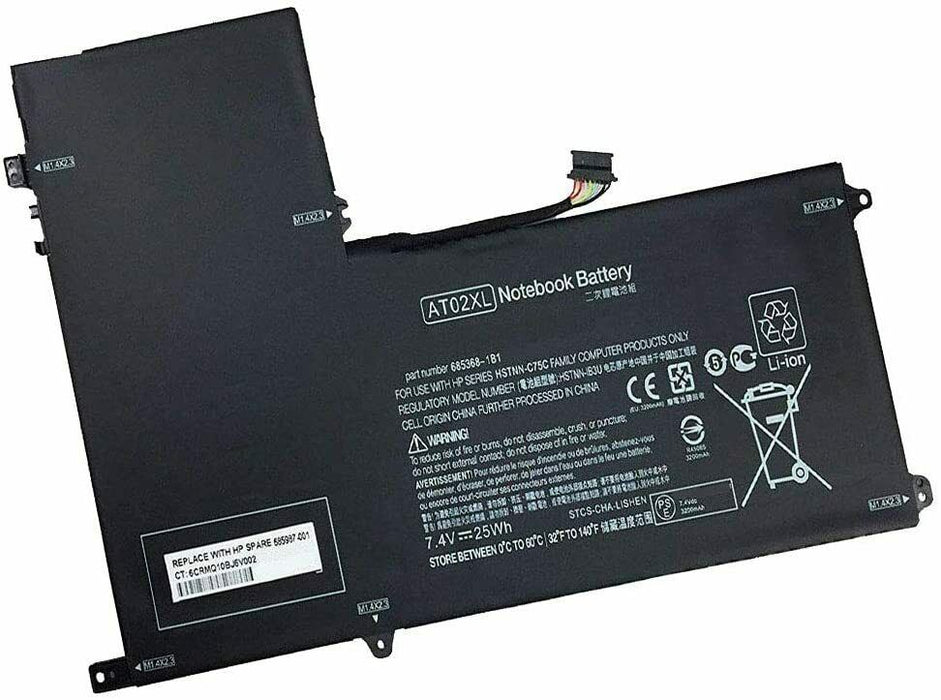 AT02XL Battery for HP ElitePad 900G1 HSTNN-C75C HSTNN-IB3U 685368-1C1