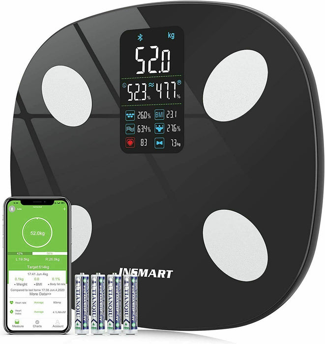 Bluetooth Body Fat Weighing Bathroom Scale Smart Digital Weight App Fit Tracker