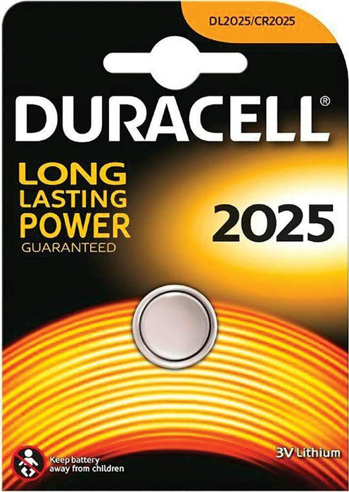 Duracell CR2025 batteries Lithium Coin Cell DL2025 3V Pack of 1