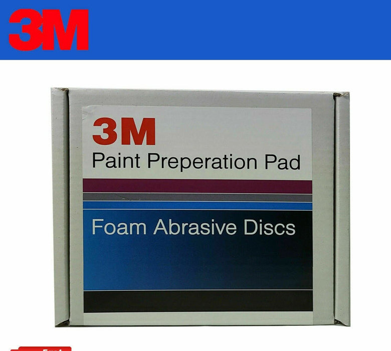 3M 150mm 6" P2000 Grit Hook N Loop Foam Fine Finishing Discs Pad  PK10 Trizact™