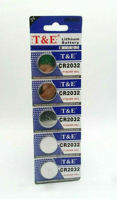 10 X CR2032  BR2032 DL2032 Branded 3V LITHIUM Coin Cell Button Battery 5 X 2
