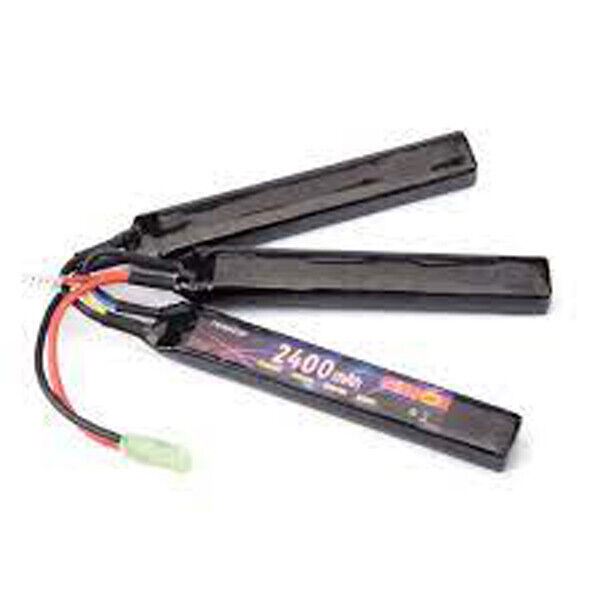 FCONEGY Lipo Battery 3S 2400mAh 11.1V 20C Pack  with Small Tamiya Plug for Airso
