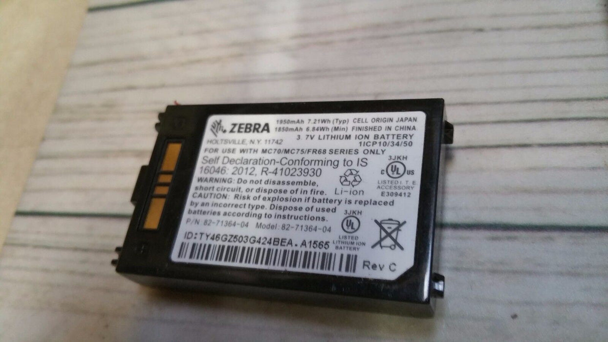 used Zebra Battery for MC70 MC75 FR68 Symbol 3.7v (82-71364-04)