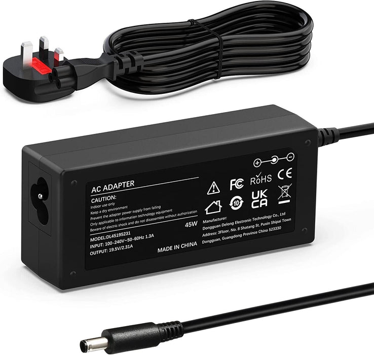 45W Laptop Charger for Dell inspiron 11 13 14 15 17 3000 5000 7000 3505 3502 358