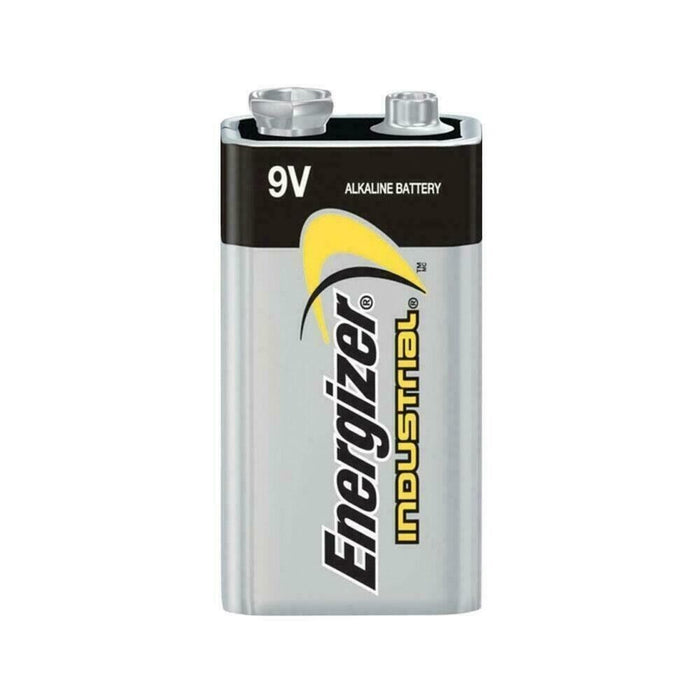 6x Energizer Industrial 9V Volt 6LR61 Batteries Long-lasting Alkaline Battery