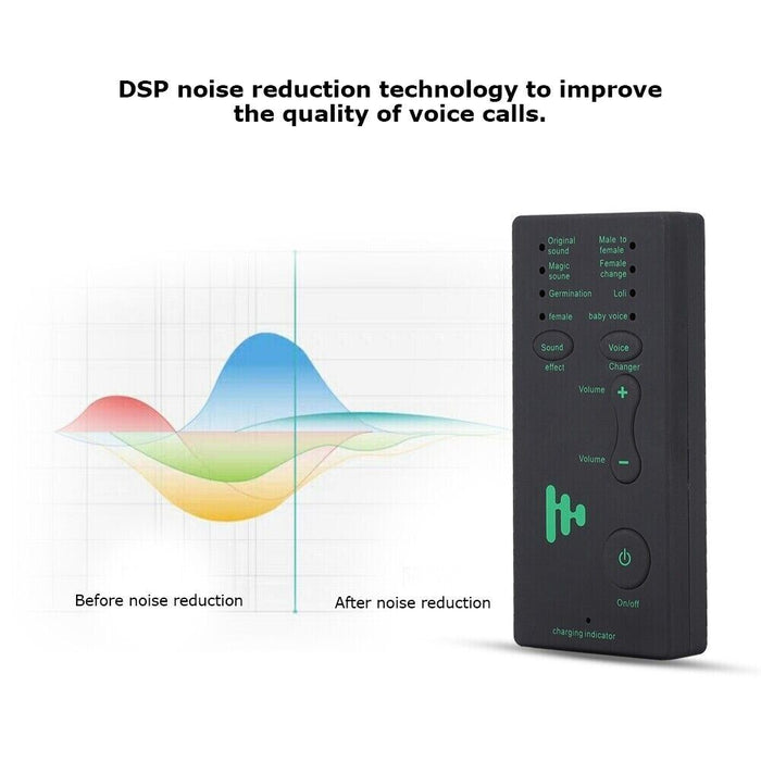 400mah/3.7V Mobile Phone Webcast Live Sound Card External USB Voice Changer Only