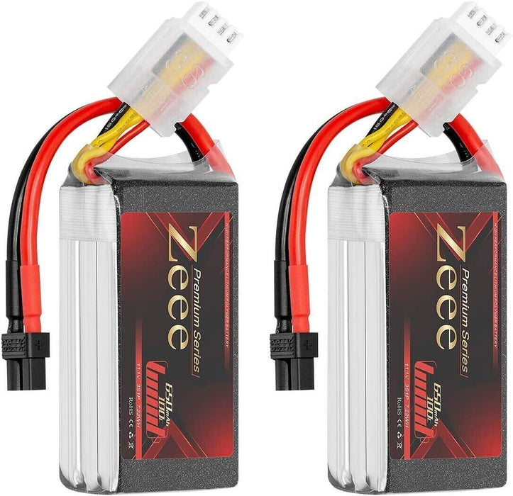 2x Zeee 3S Lipo Battery 11.1V 650mAh XT30 100C for RC Car Drone Truck Auto UAV