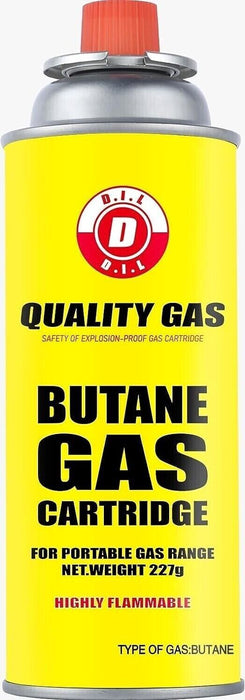 5 x BUTANE GAS BOTTLES CANISTERS FOR PORTABLE STOVES COOKERS GRILL HEATERS